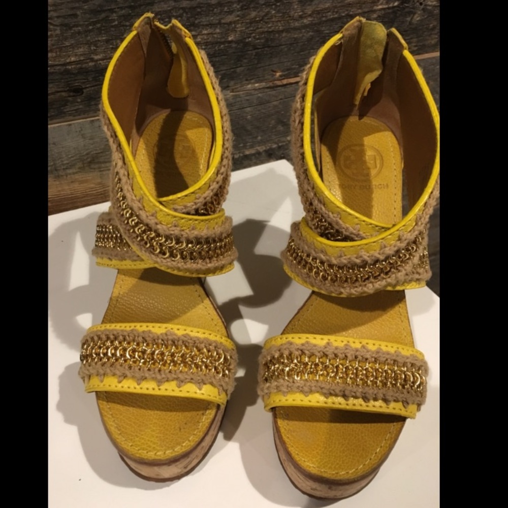 Tory Burch Cork Wedges